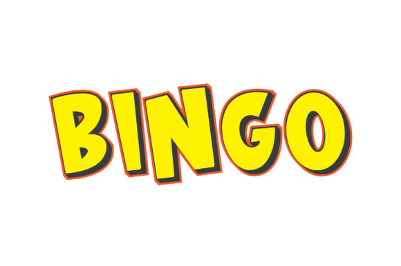 3D Bingo Text Design Vector: A Fresh Graphic Templates Choice for Local Branding