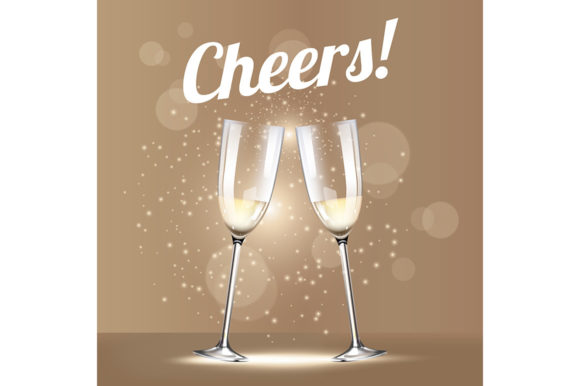 Cheers Realistic Vector Product Ads Post for Graphics & Templates