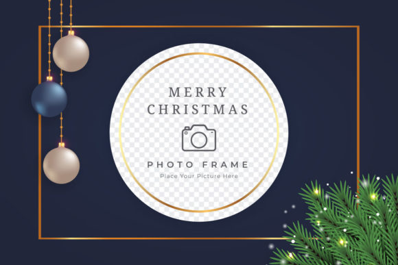 Christmas Photo Frame with Blue Balls Review