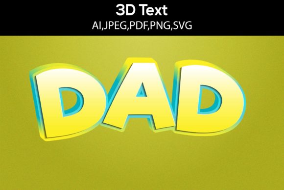 Dad 3D Text Design SVG: A Real Designer's Review
