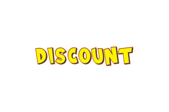 Discount 3D Text Design Vector: Premium Graphics for Modern Publishers