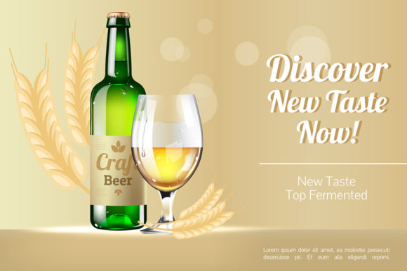 Discover New Taste Now Realistic Vector for Modern Graphics