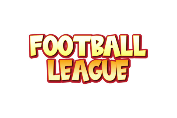 Football League 3D Text Effect Design Ve for Graphics