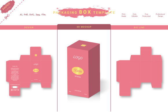 Luxury Box Packaging Design for Graphics and Boxes Amp