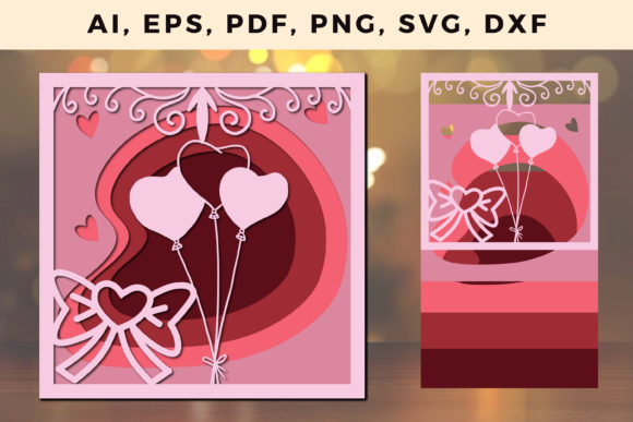 Multi Layer Valentine s Design SVG File