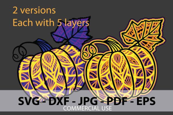 Pumpkin 3D Papercut Design Review